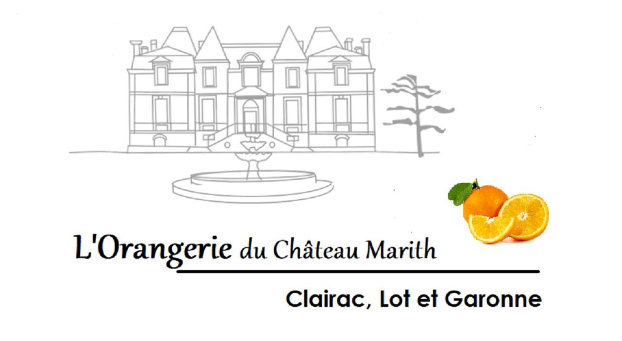Orangerie du Château Marith - Chambres et Gîtes avec Piscine Clairac  Exterior foto